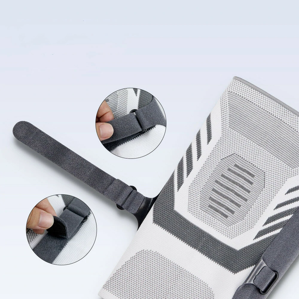 (image for) Breathable Sports Knees Protection Pads Pressure Adjustment Anti-slip Design Fitness Trainer for Running Ball Games Outdoors