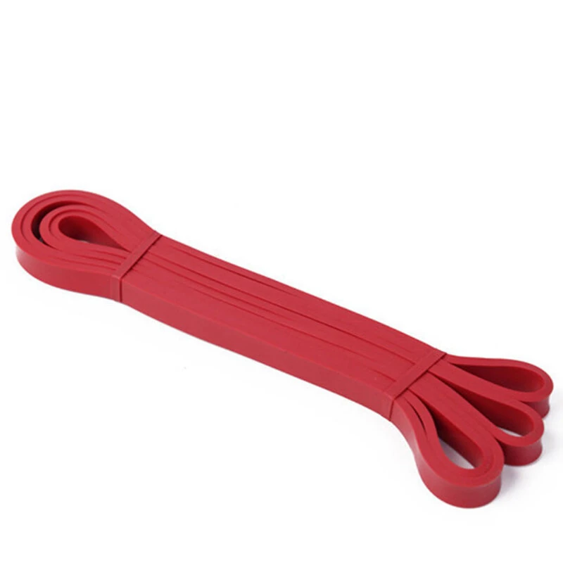 (image for) KALOAD 1PCS 15-35lbs Resistance Band Heavy Duty Latex Elastic Band Strength Exercise Auxiliary Pilates Gym Fitness Equipment Strengthening Train