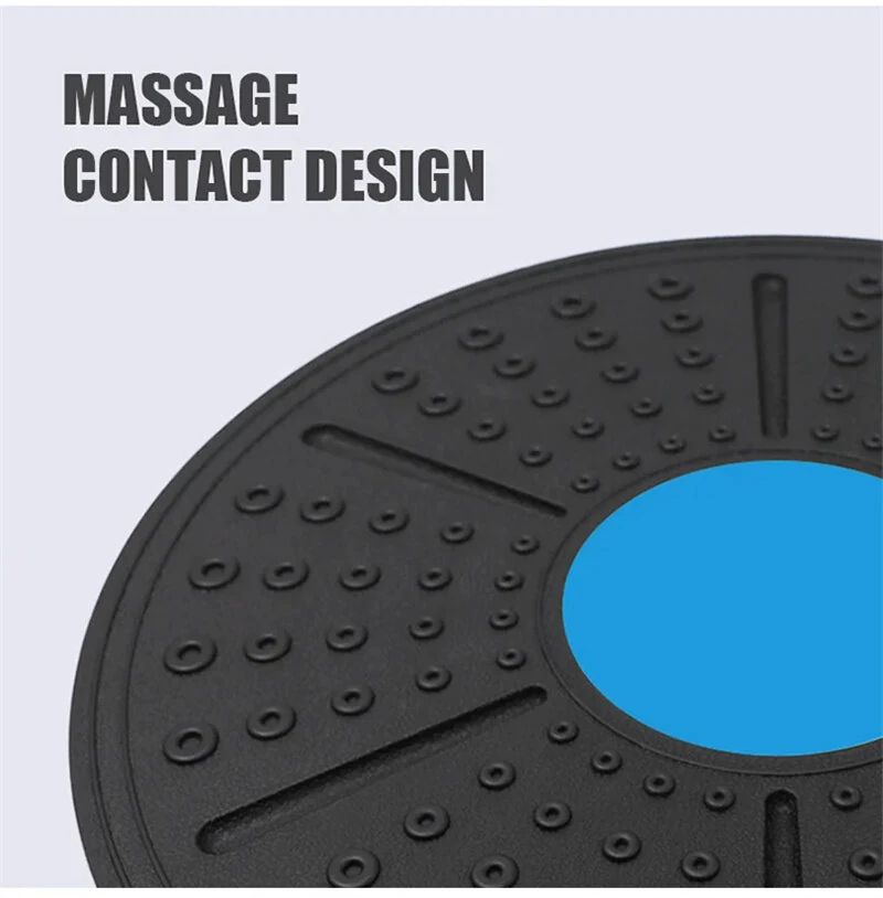 (image for) KALOAD Yoga Swing Balance Board Fitness Rehabilitation Training Pedal Sense System Training Balance Board for Home Outdoor Exercise